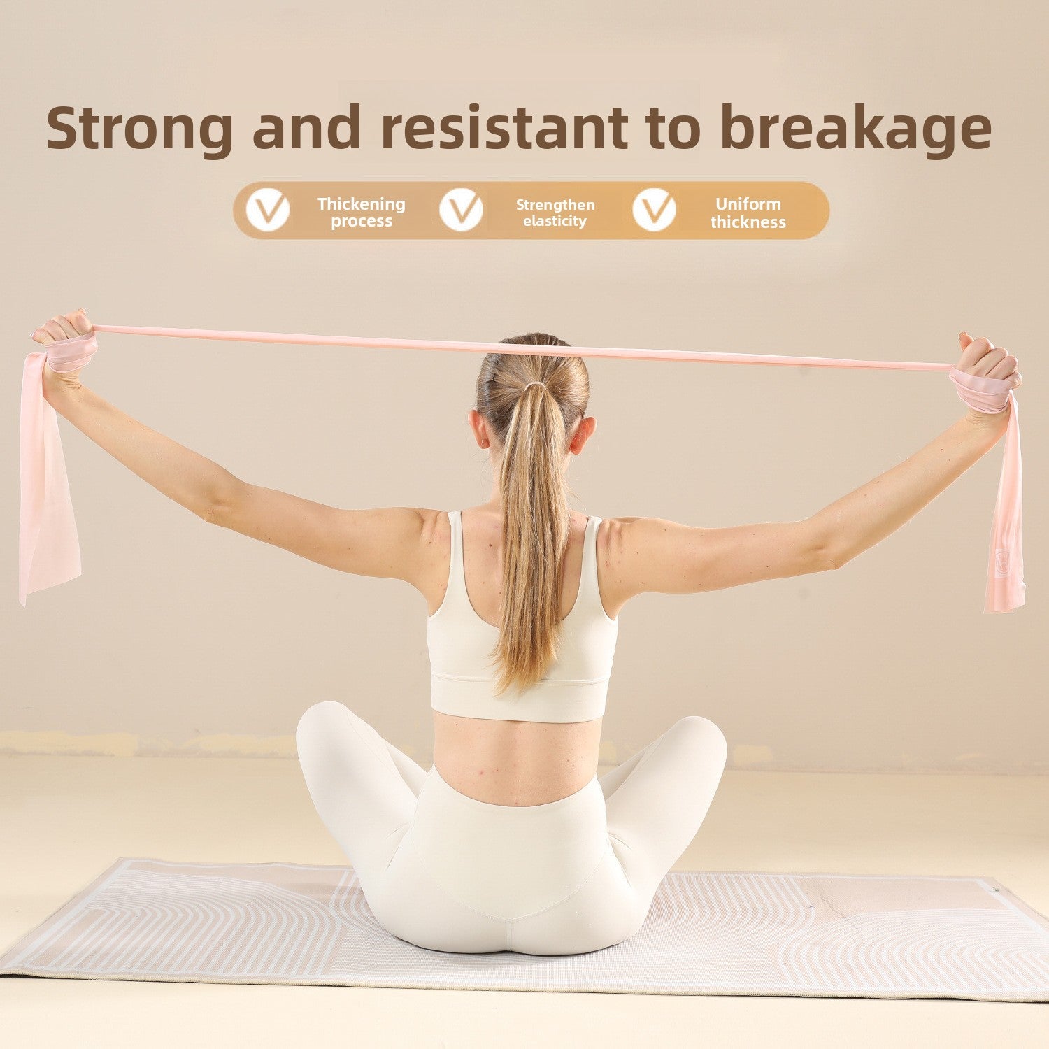 Stretch Resistance Band for Home Fitness Training