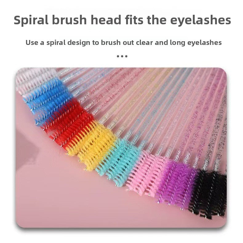 Disposable Eyelash Comb & Eyebrow Brush Set – 50pcs