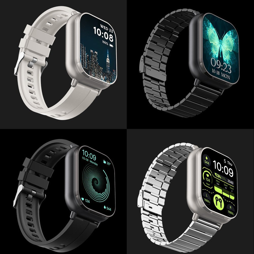 2-in-1 Smartwatch with Built-In TWS Bluetooth Earphones