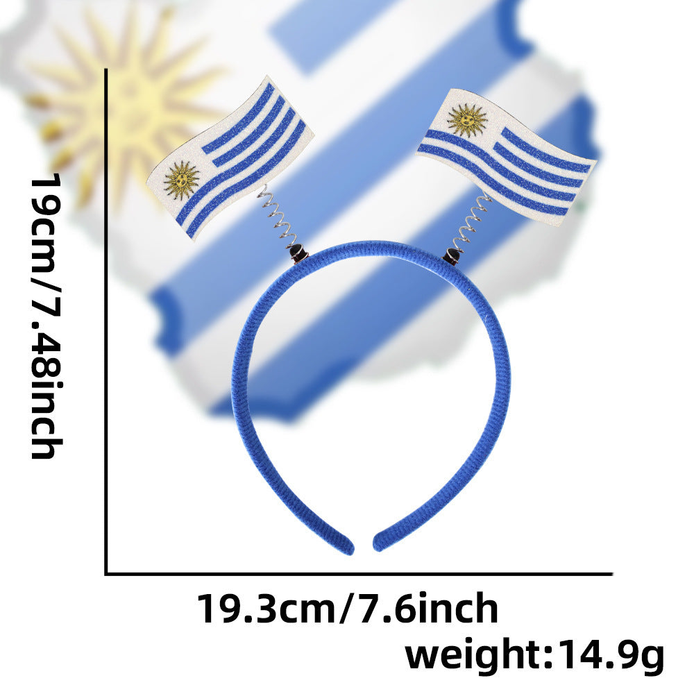 Flag Pattern Headband Hair Accessory