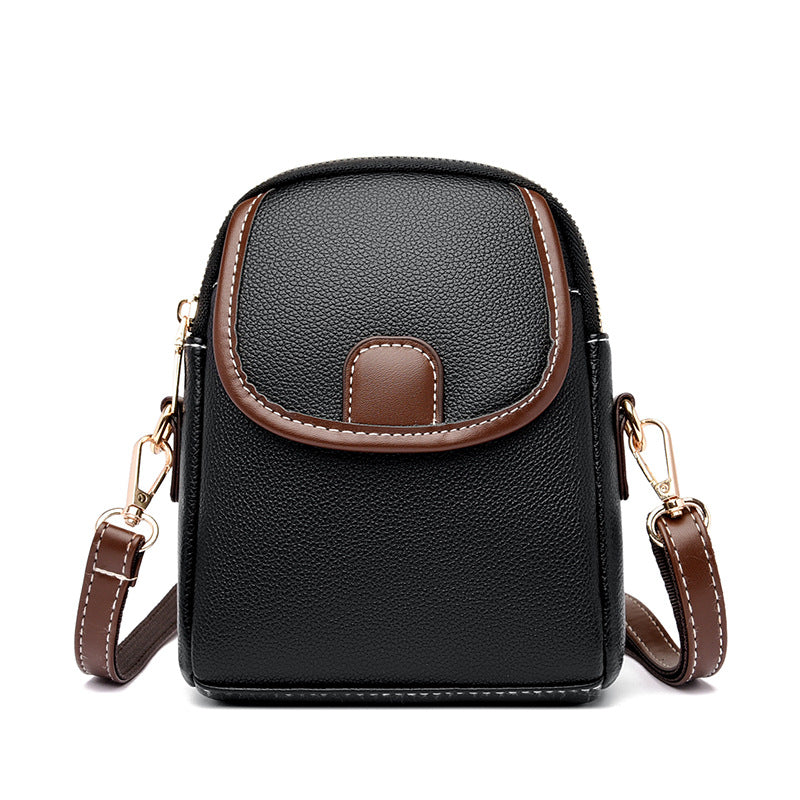 Women's Soft Leather Crossbody Phone Bag