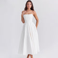 Women's Backless Midi Dress