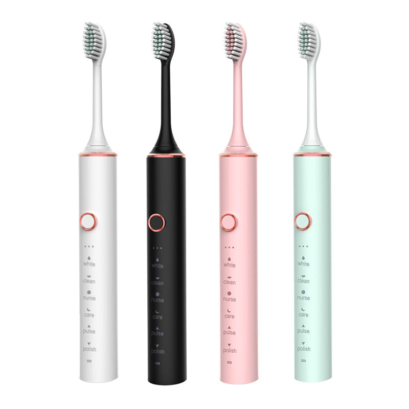 USB Rechargeable Sonic Electric Toothbrush with Multiple Cleaning Modes