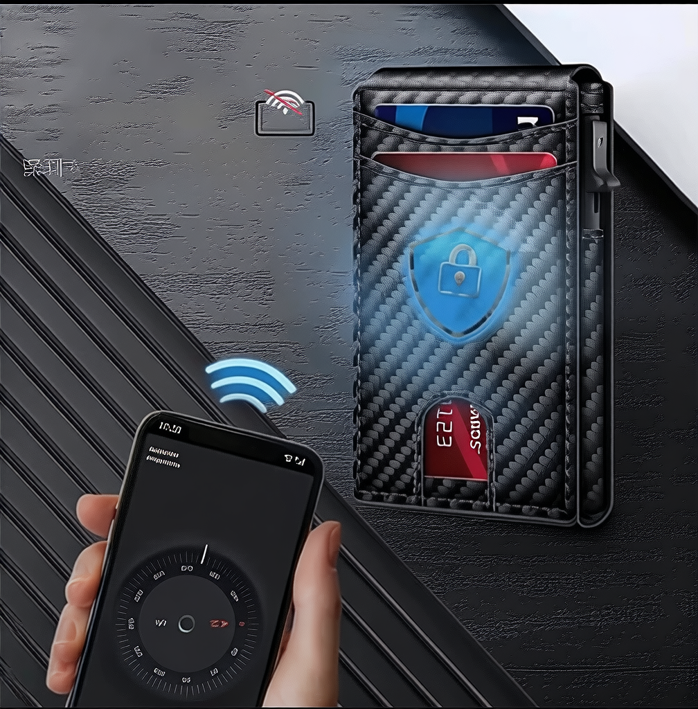 Men's RFID Blocking Bifold Wallet with Pop-Up Card Holder