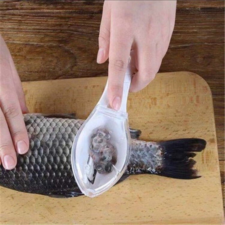 Manual Fish Scale Scraper with Cover