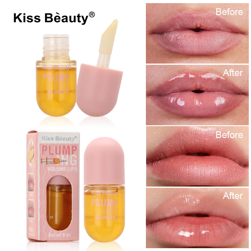 Lip Plumping Capsule Oil | Wrinkle-Reducing & Moisturizing Lip Care