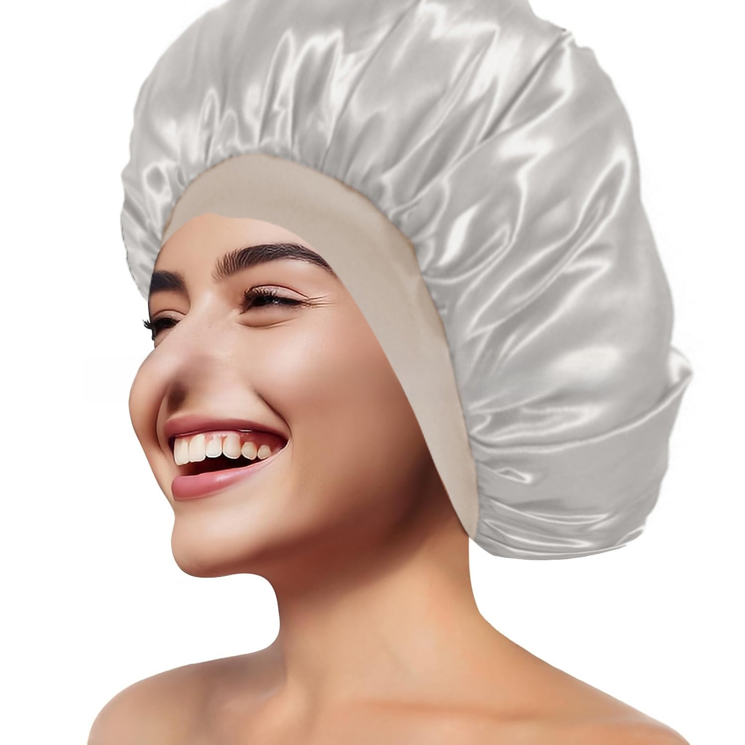 Wide Brim Stretchy Bonnet
