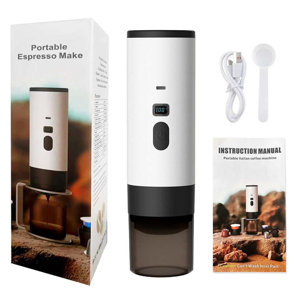 Outdoor Wireless Portable Espresso Machine Car Electric Espresso Capsule Household Small Portable Coffee Machine