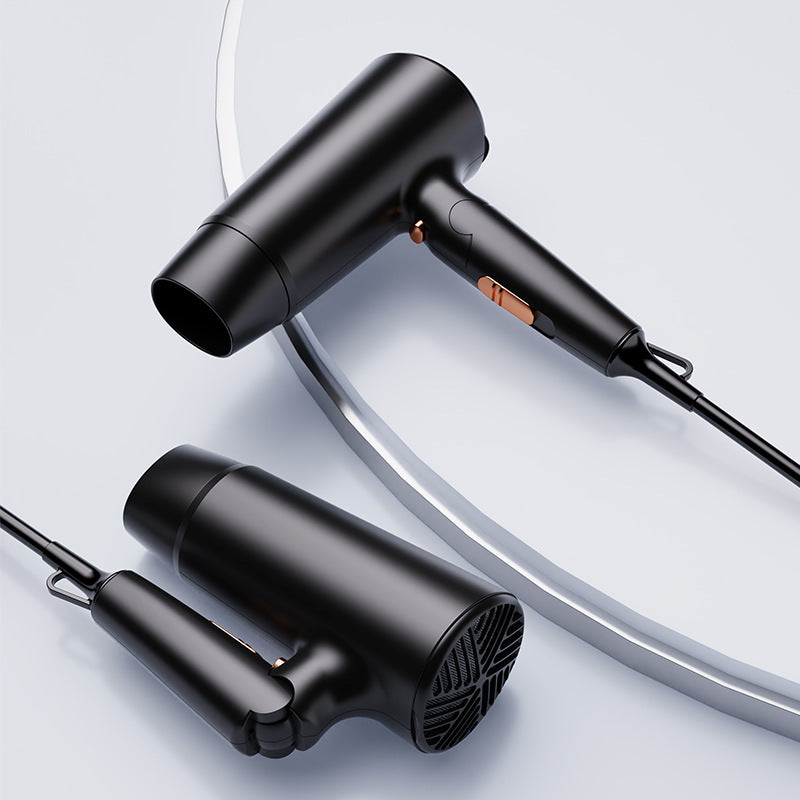 Foldable Portable Hair Dryer with Hot Cold Air Settings