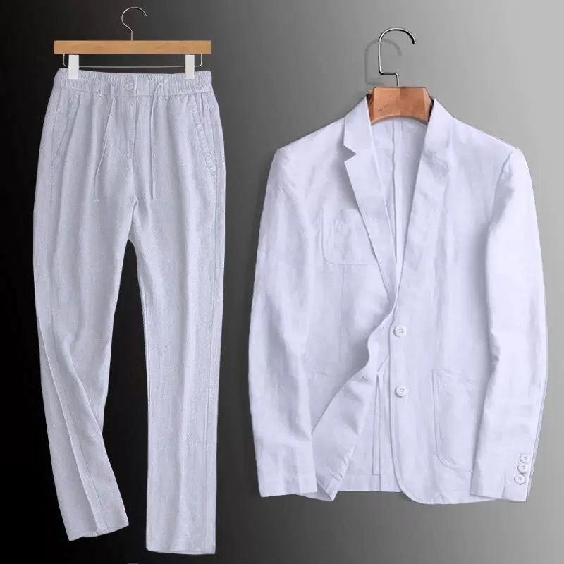 Mens Linen Suit Jacket