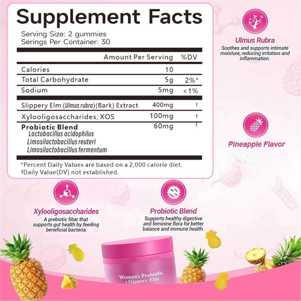 Women's Probiotic Gummies | Gut Health & Digestive Wellness Support