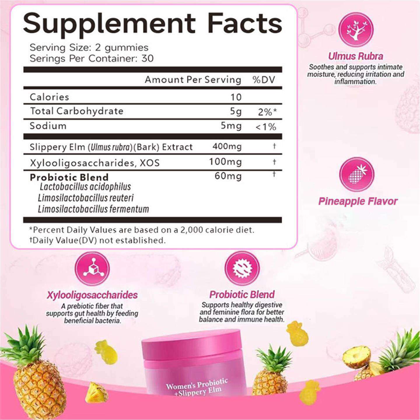 Women's Probiotic Gummies | Gut Health & Digestive Wellness Support
