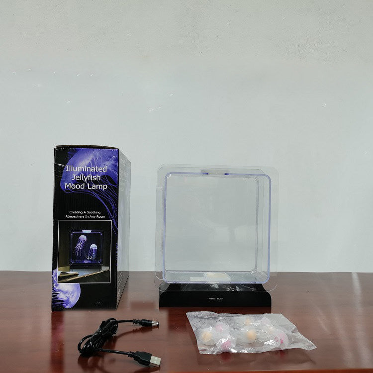 Color Changing LED Jellyfish Aquarium Night Light