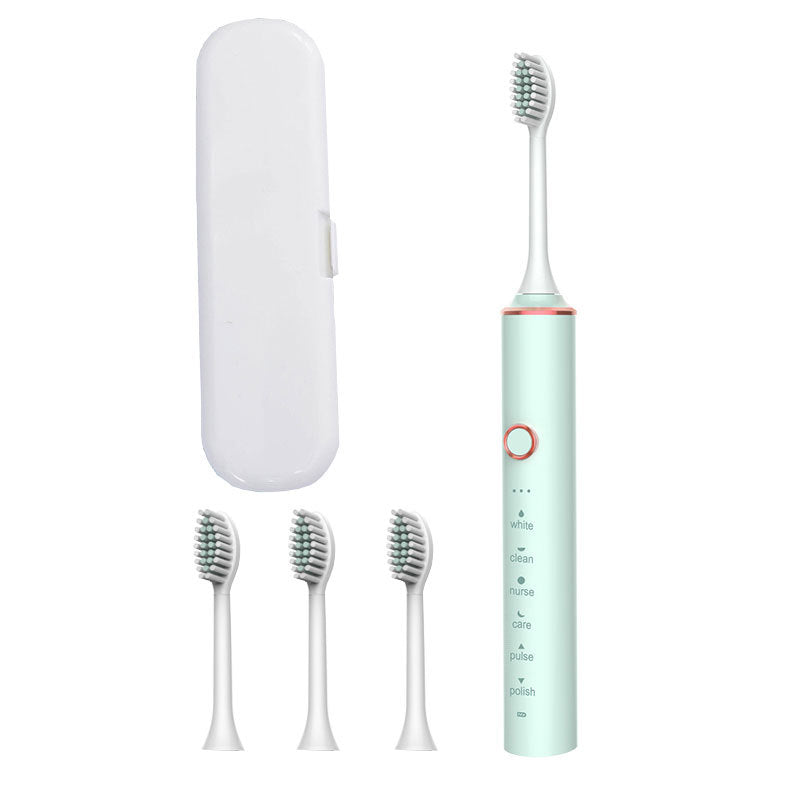 USB Rechargeable Sonic Electric Toothbrush with Multiple Cleaning Modes