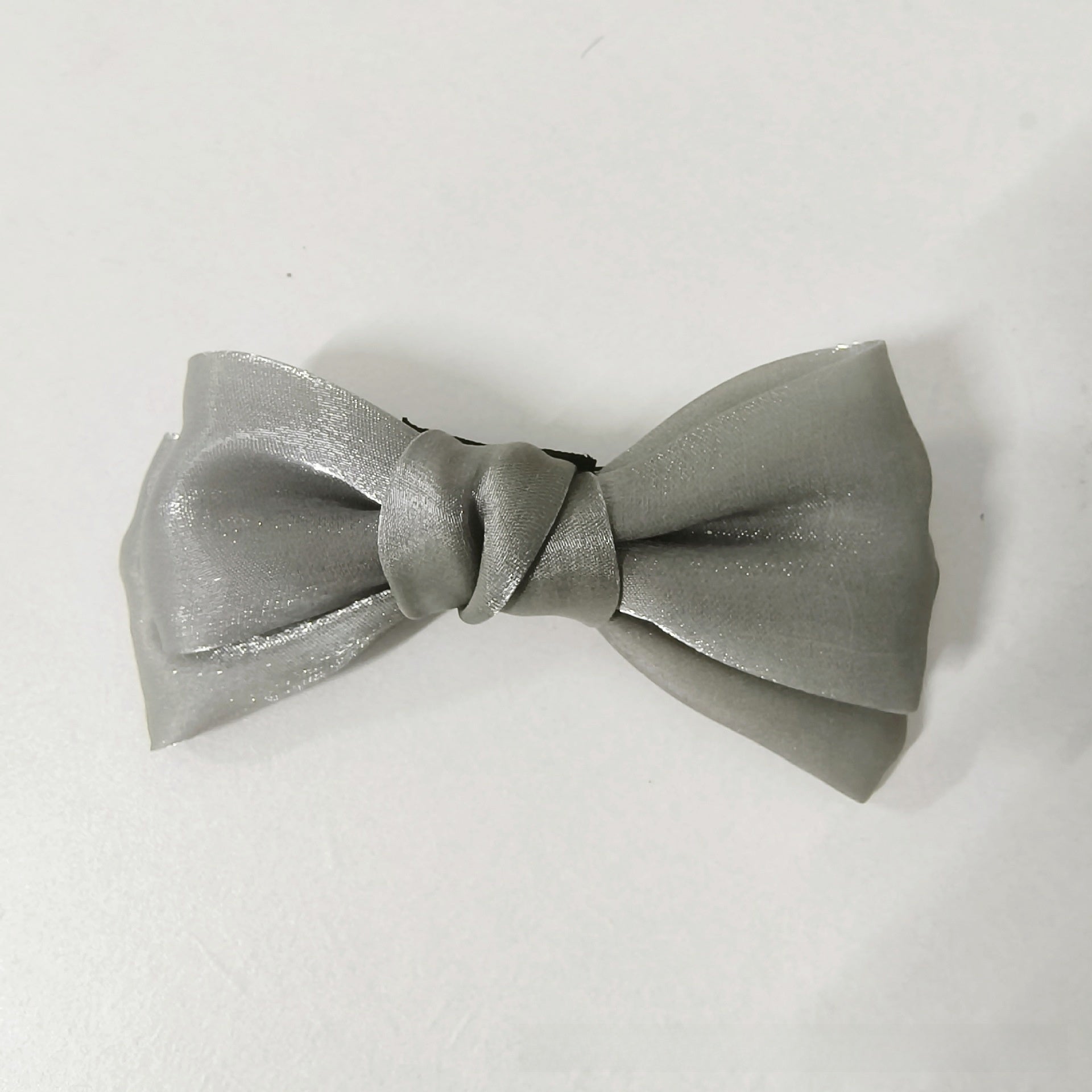 Children Bow Hair Clip Pearlescent Satin Spr