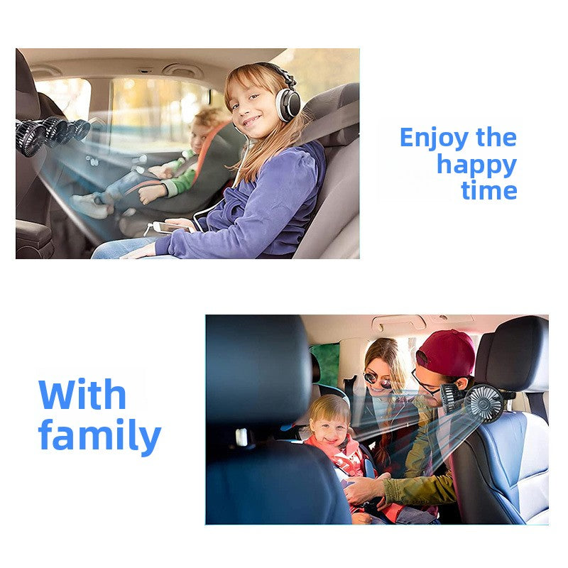 Dual Head Foldable USB  Fan