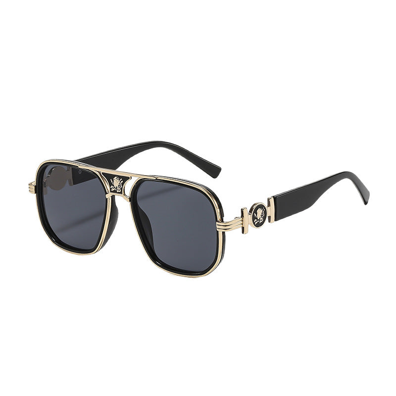 Classic Metal Frame Polarized Sunglasses UV400 Protection