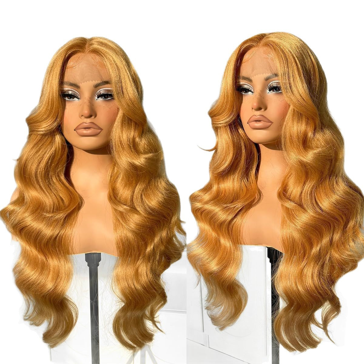 Women's Lace Front Synthetic Wig Long Curly Hair