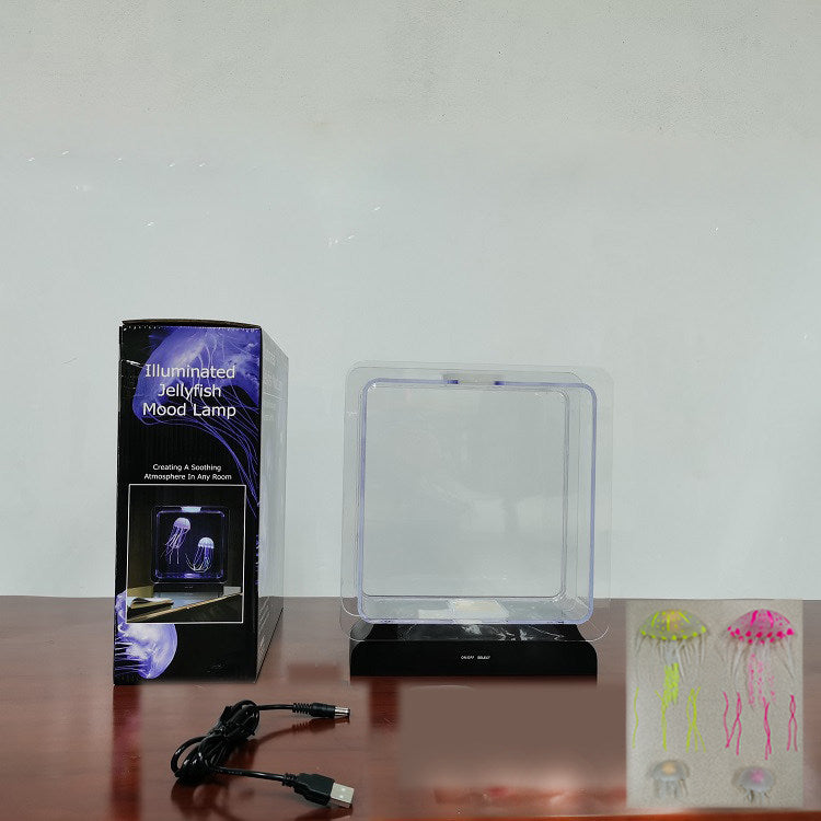 Color Changing LED Jellyfish Aquarium Night Light