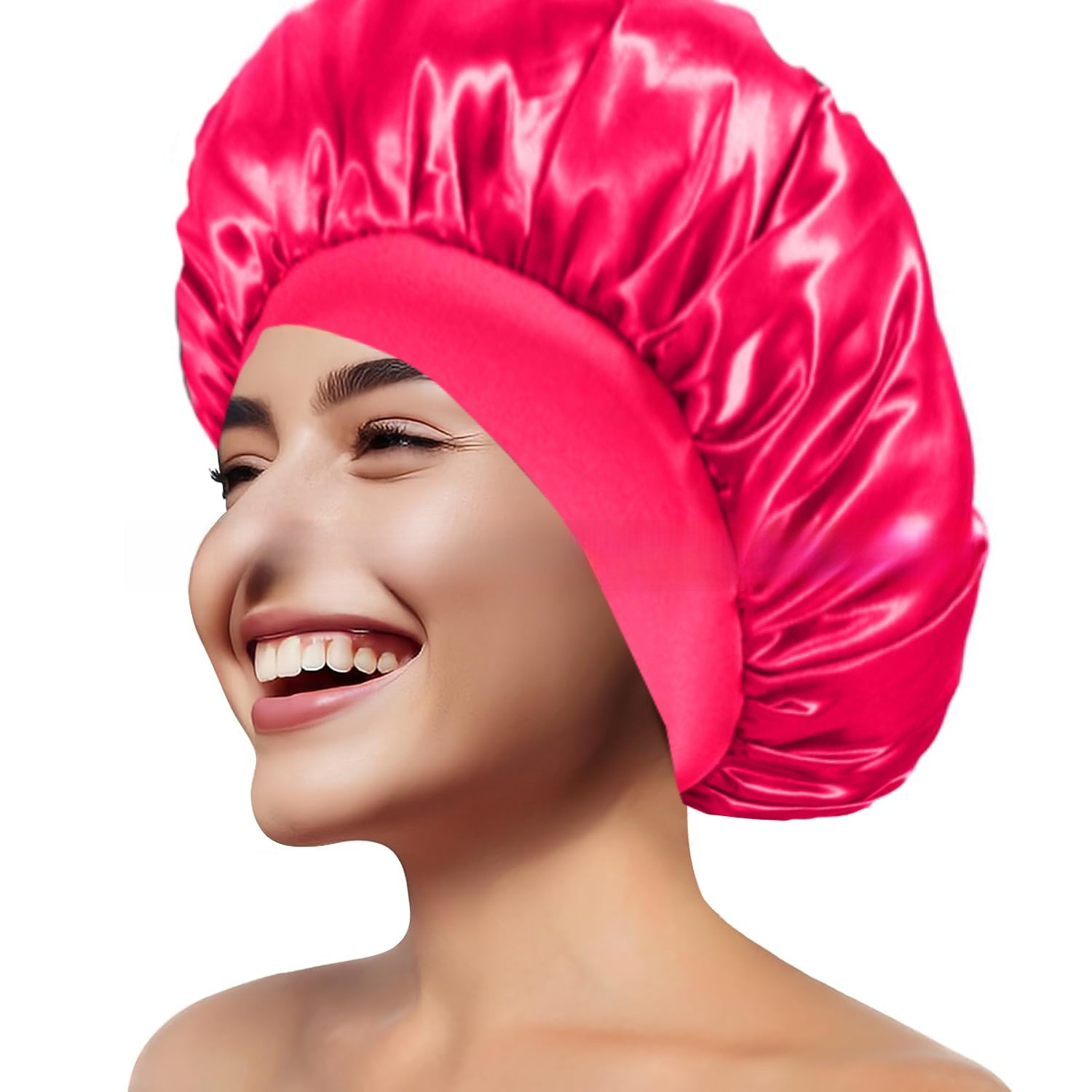 Wide Brim Stretchy Bonnet