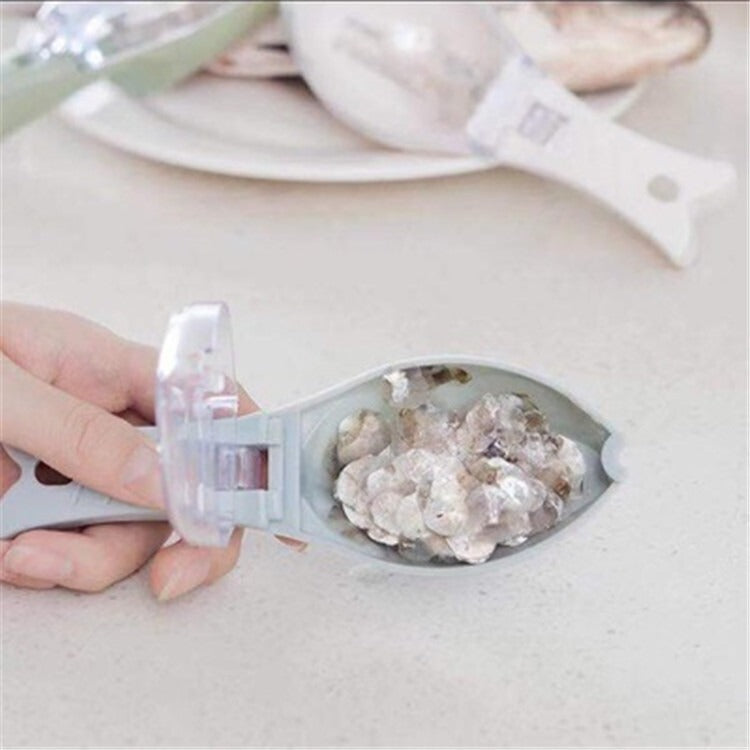 Manual Fish Scale Scraper with Cover