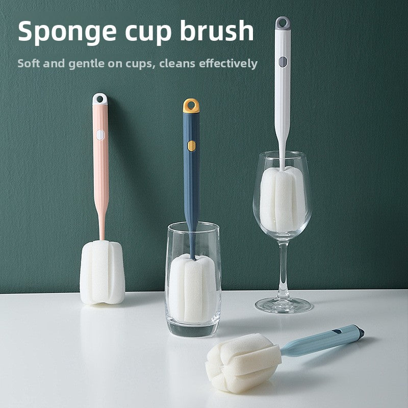 Household Sponge Head Cleaning Cup Brush