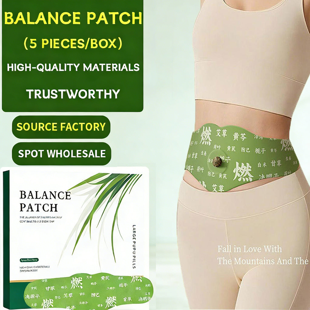 Herbal Abdominal Warm Patch | Mugwort Thermal Therapy for Belly Relief