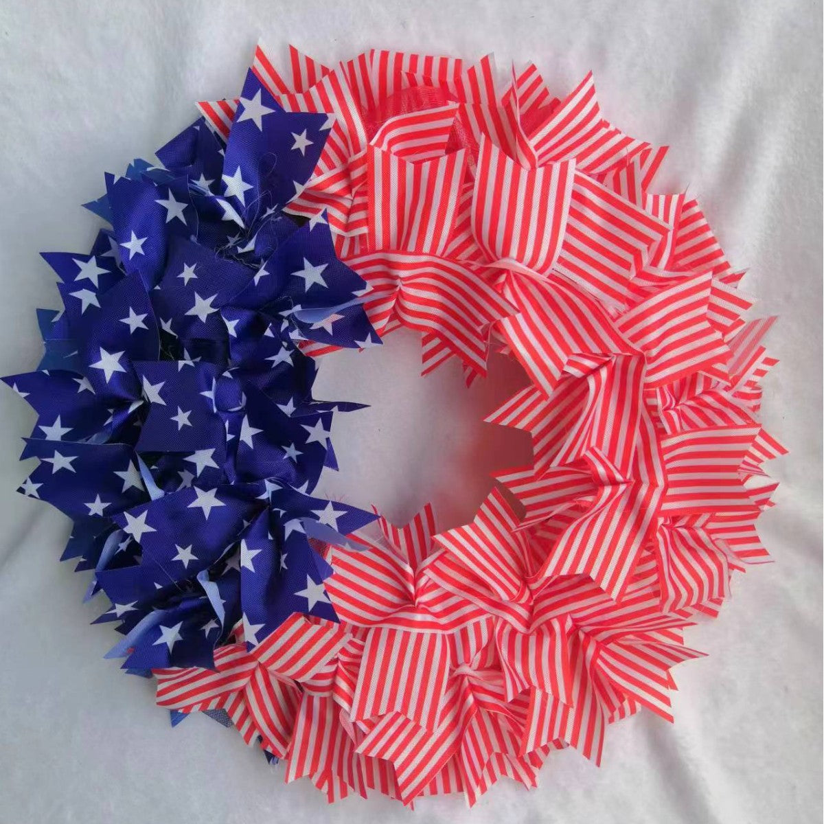 Patriotic Independence Day Wreath