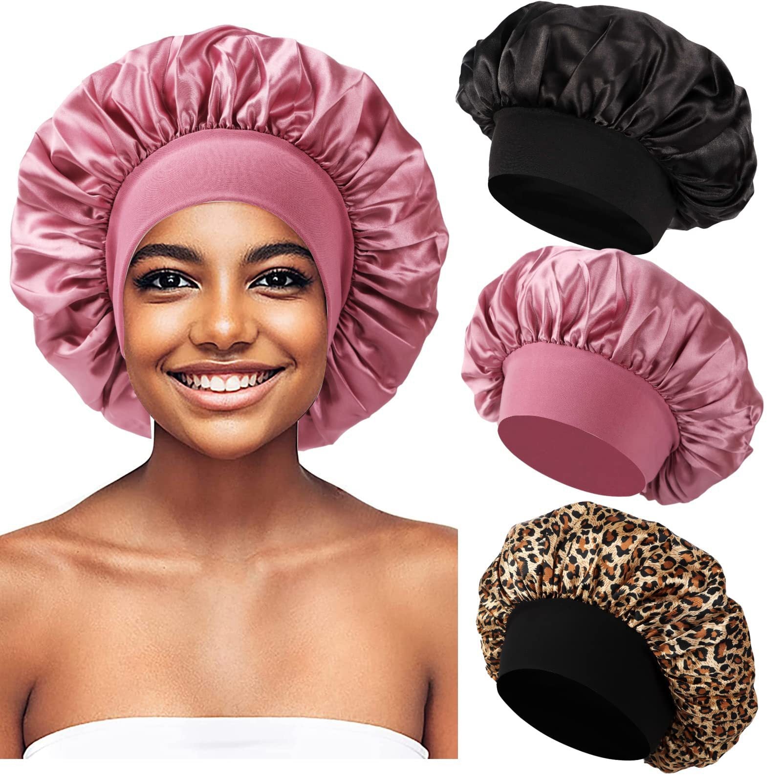 Wide Brim Stretchy Bonnet