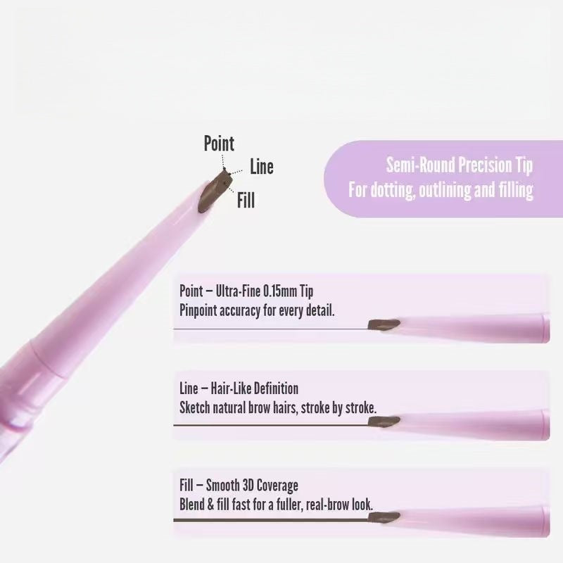 Soft Natural Waterproof Eyebrow Pencil