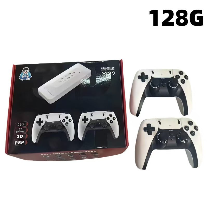 Retro Game Console with Dual Controllers