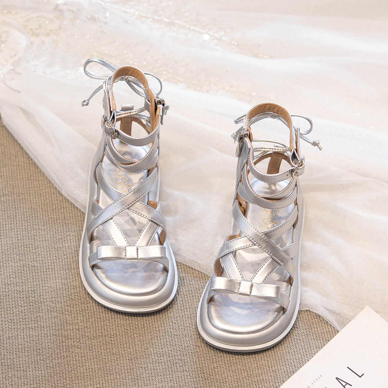 Girls High-Top Roman Sandals
