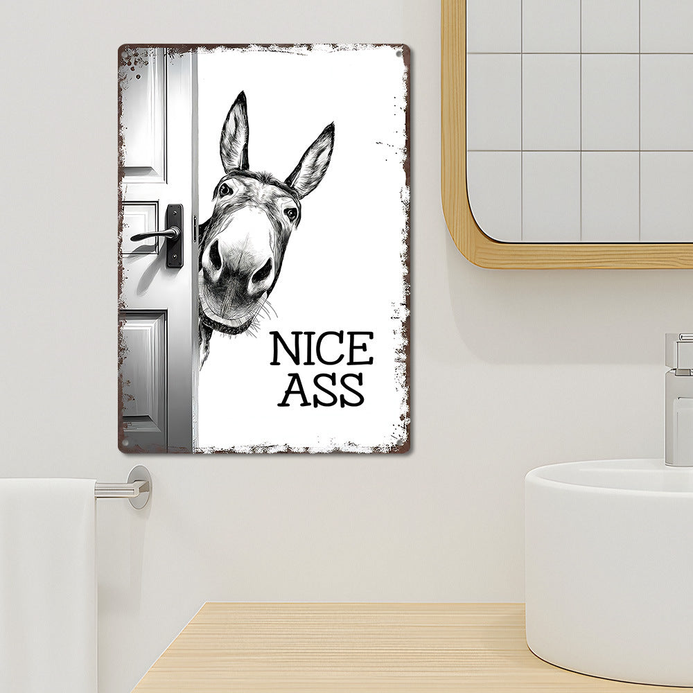 Minimalist Animal Tin Wall Art
