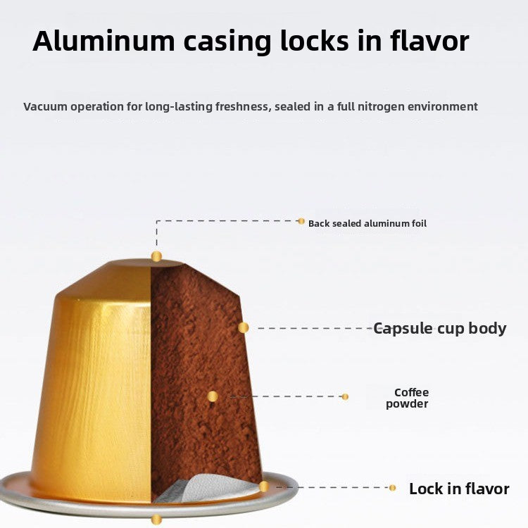 Premium Capsule Coffee Compatible Multiple Flavors