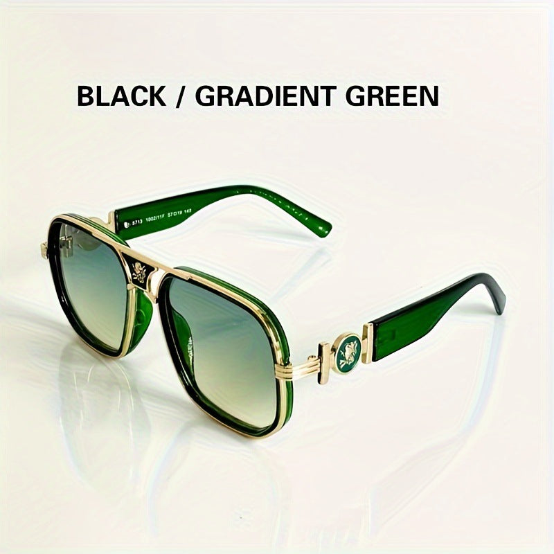 Classic Metal Frame Polarized Sunglasses UV400 Protection