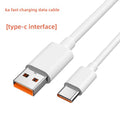 6A Fast Charging USB Cable — Type C & Lightning, Multiple Lengths