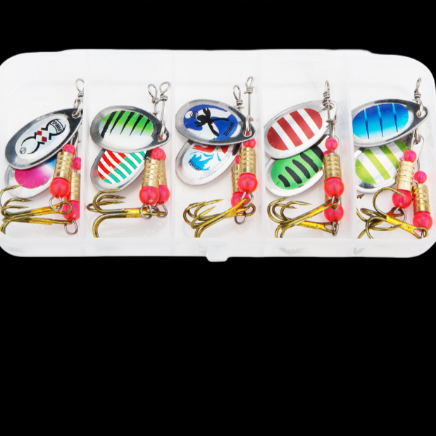 Rotating Sequins Fishing Lure Set