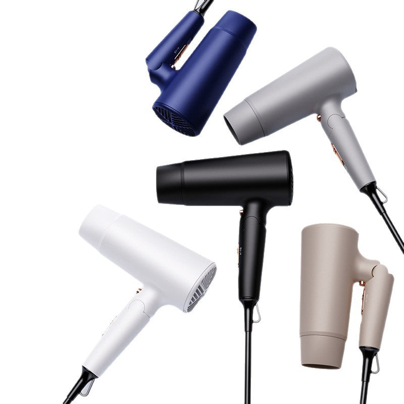 Foldable Portable Hair Dryer with Hot Cold Air Settings