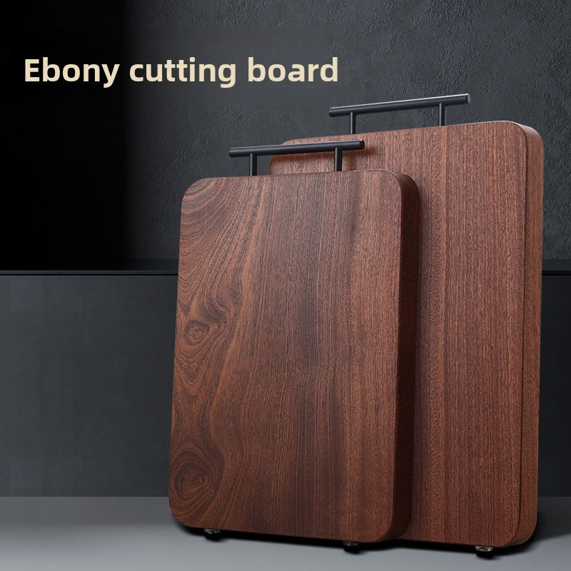 Wooden Checkerboard Cutting Board with Handle