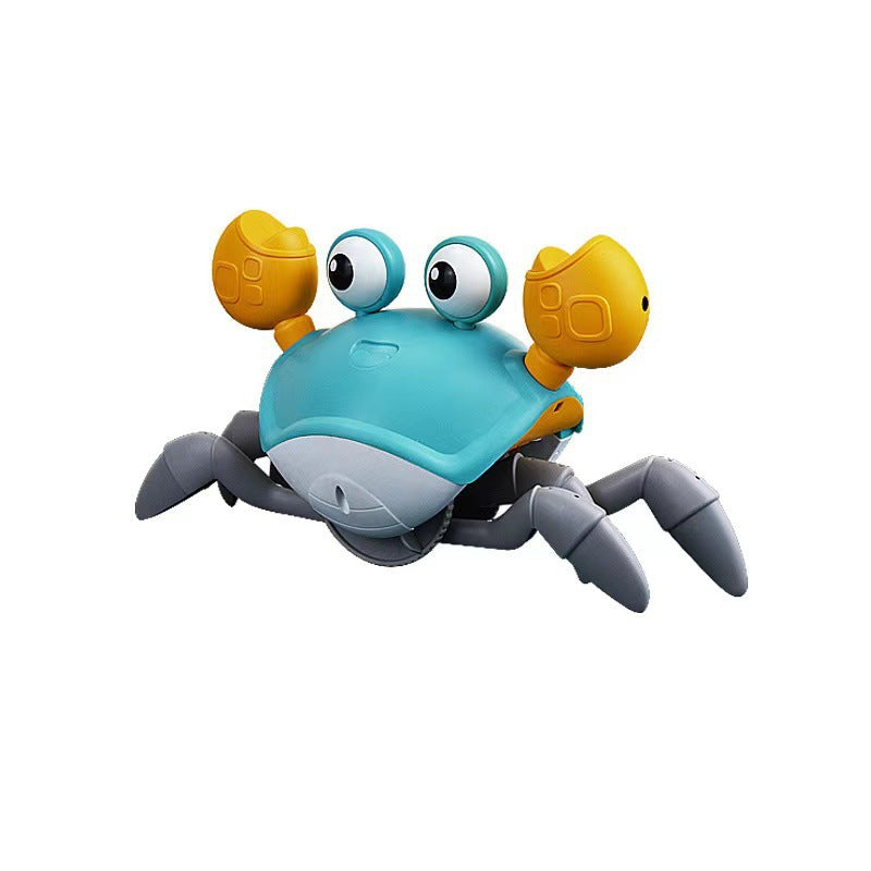 Rechargeable Interactive Electric Crab Toy with Music and Lights