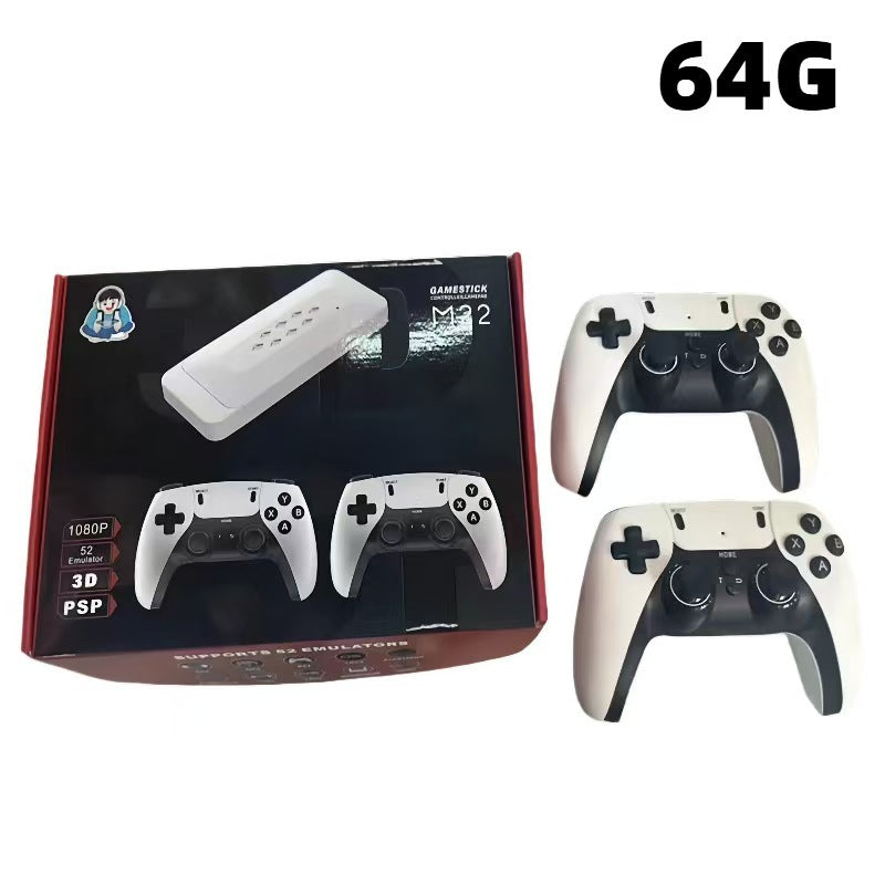 Retro Game Console with Dual Controllers