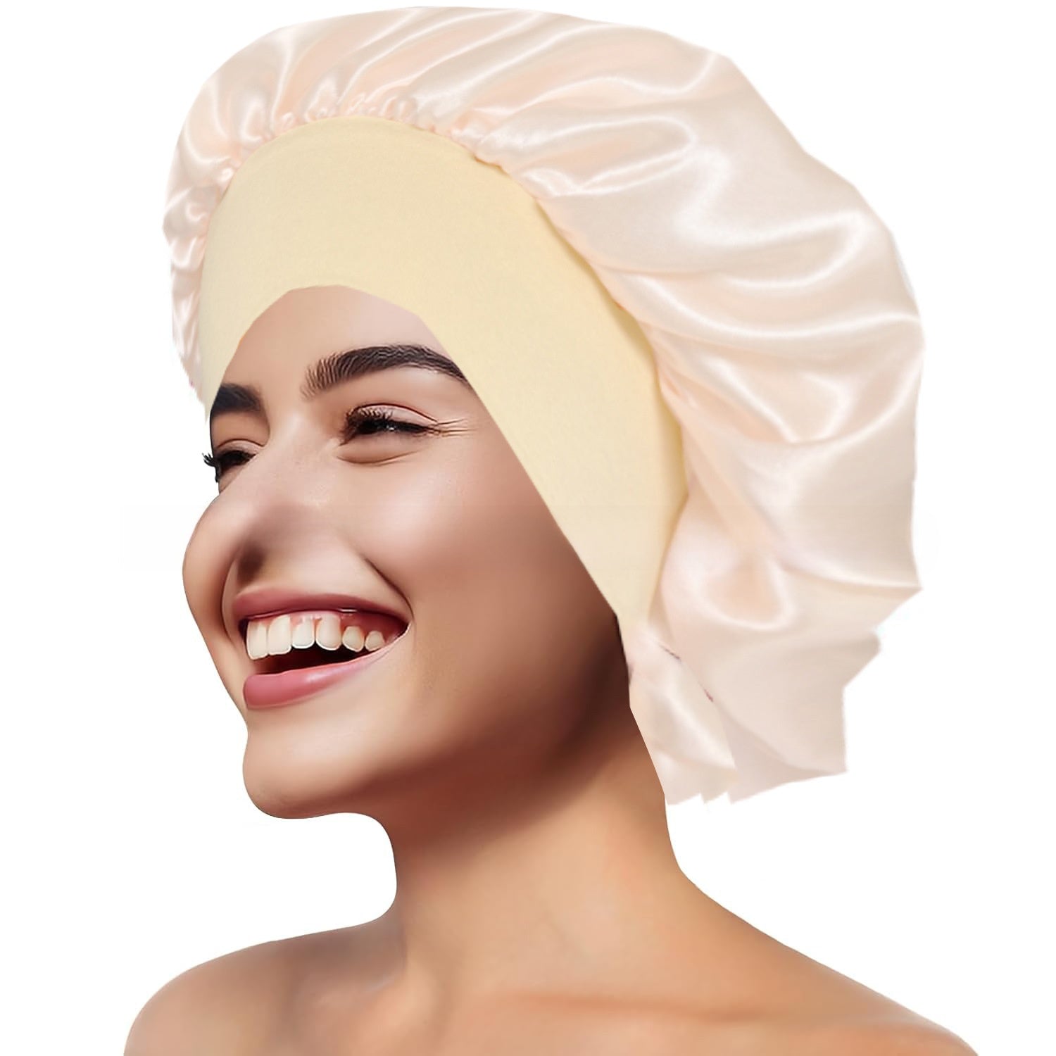 Wide Brim Stretchy Bonnet