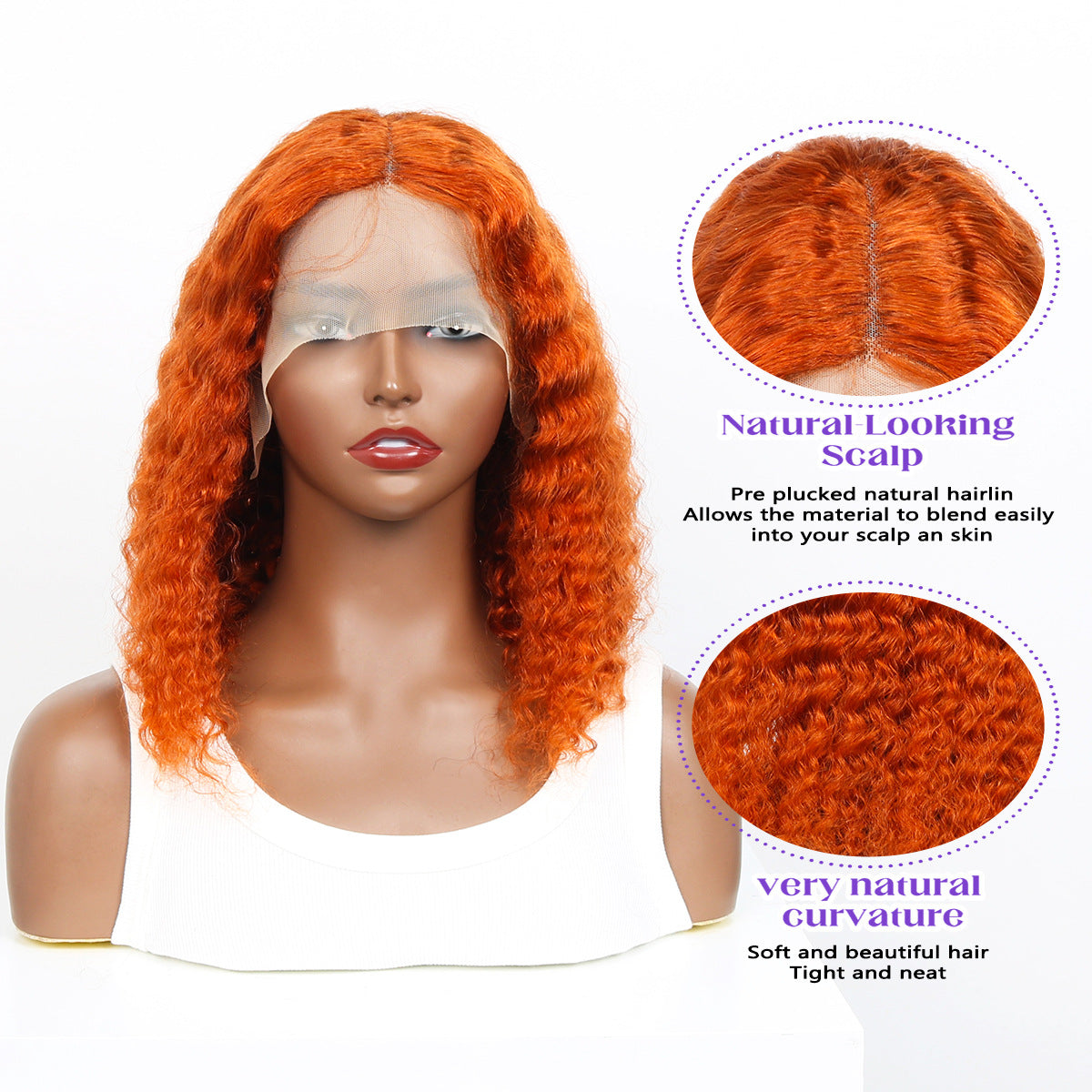 Human Hair Lace Wig Loose Wave
