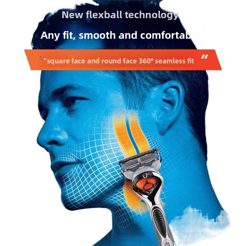 Gillette Compatible Manual Razor with 5 Blades