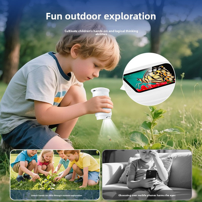 Portable Children Microscope with 1000x Magnification