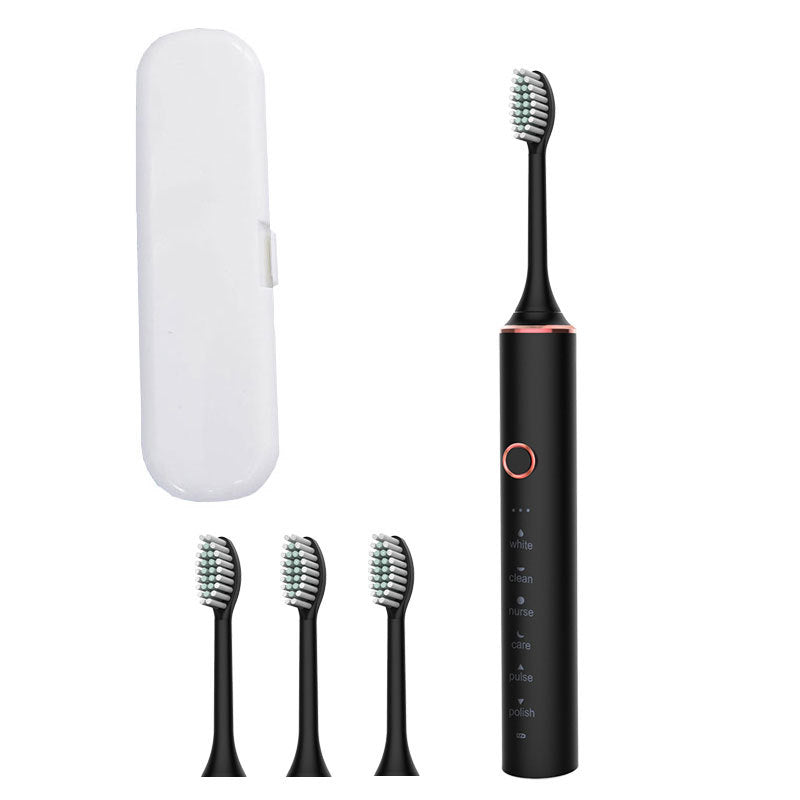 USB Rechargeable Sonic Electric Toothbrush with Multiple Cleaning Modes