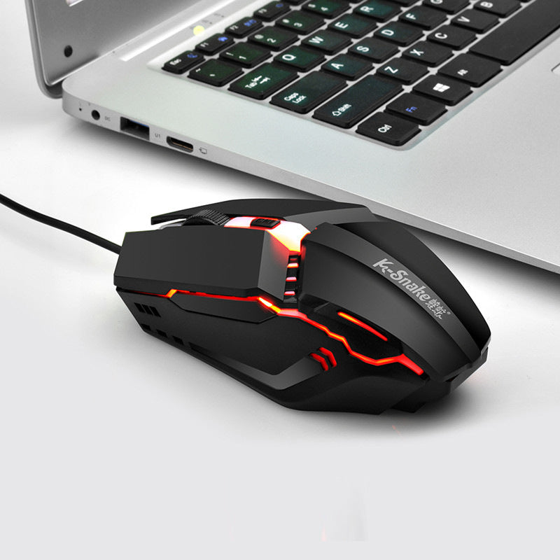 RGB Gaming Mouse with Adjustable DPI – Wired USB