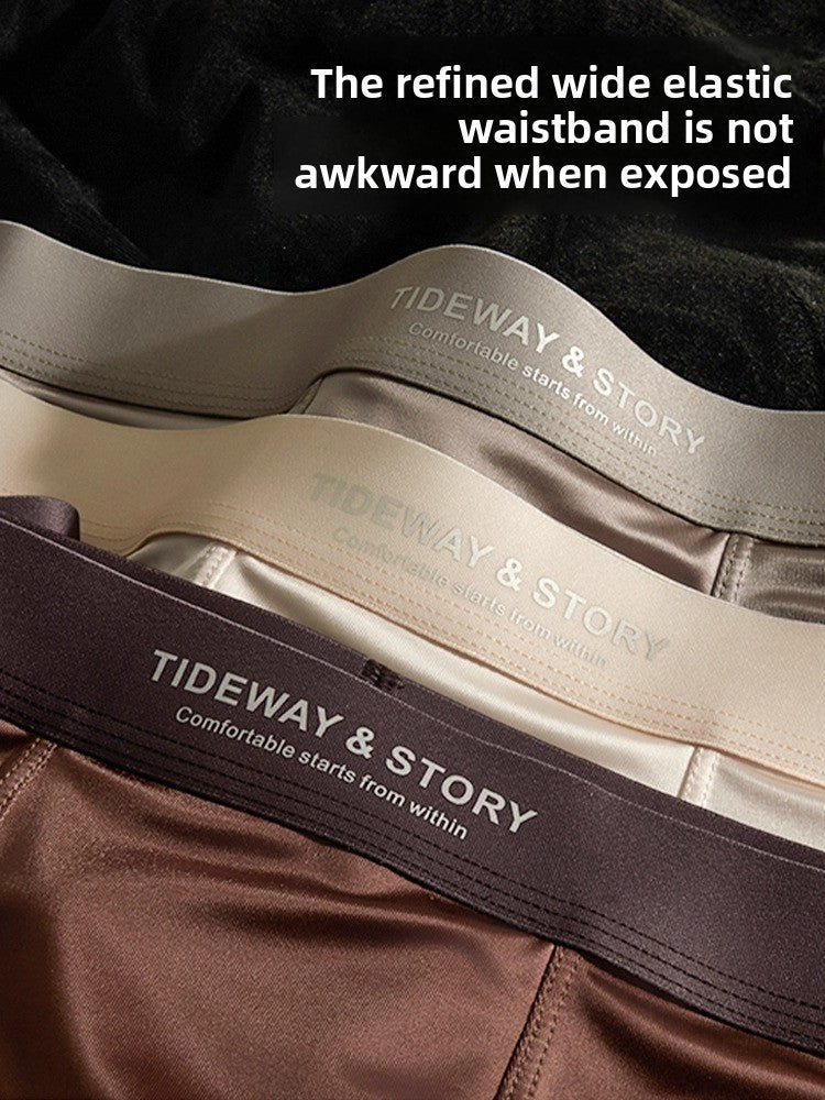 Mens Ice Silk Boxer Briefs