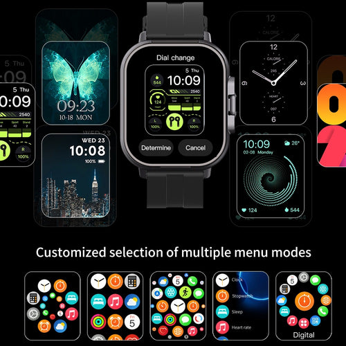 2-in-1 Smartwatch with Built-In TWS Bluetooth Earphones