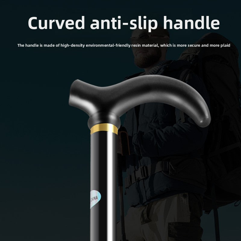 Telescopic Folding Trekking Pole with Wrist Strap
